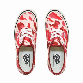 Damske Tenisky Vans Anaheim Factory Authentic 44 DX Maskacove/Červené VA81RDSIN